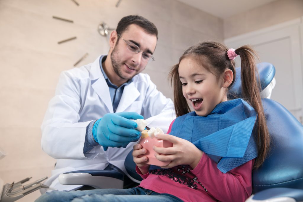 little boy dentist chair pediatric dental checkups